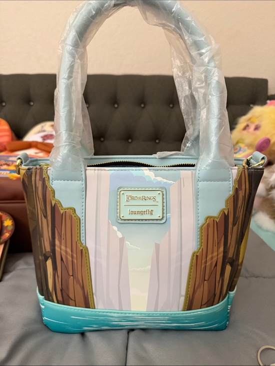 Loungefly Handbags - Loungefly The Lord of the Rings Mint Waterfall Mini Handbag NWT